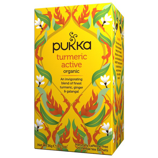 Pukka Herbs Örtte Turmeric Active, 20 påsar
