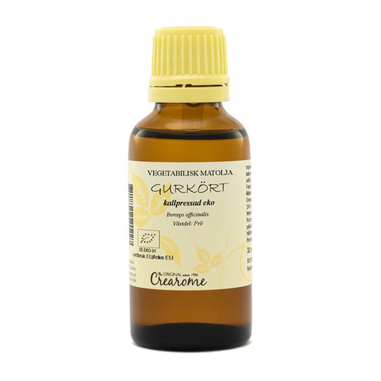Crearome Ekologisk Gurkörtsolja Kallpressad, 30 ml