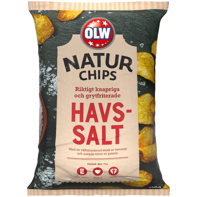 Naturchips Havssalt - 25% rabatt