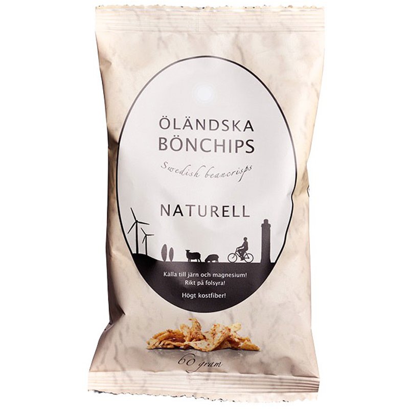 Bönchips Naturell 60g - 50% rabatt