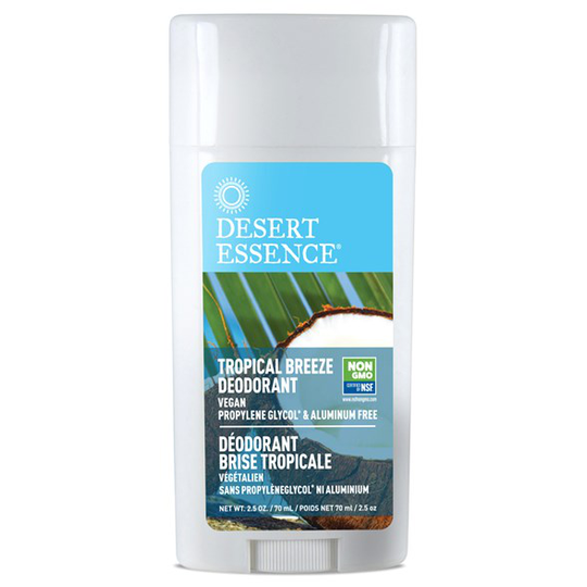 Desert Essence Tropical Breeze Deodorant, 70 ml