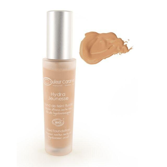 Couleur Caramel Hydra Jeunesse Fluid Foundation N°25 Amber Beige 30 Ml