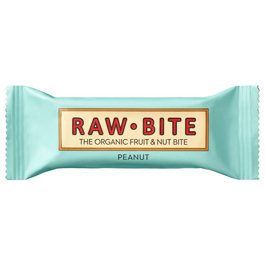 Rawbite Ekologisk Frukt- & Nötbar Jordnöt, 50 g