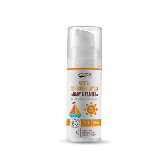 Wooden Spoon Sunscreen Lotion Baby & Family SPF 30 50 ml