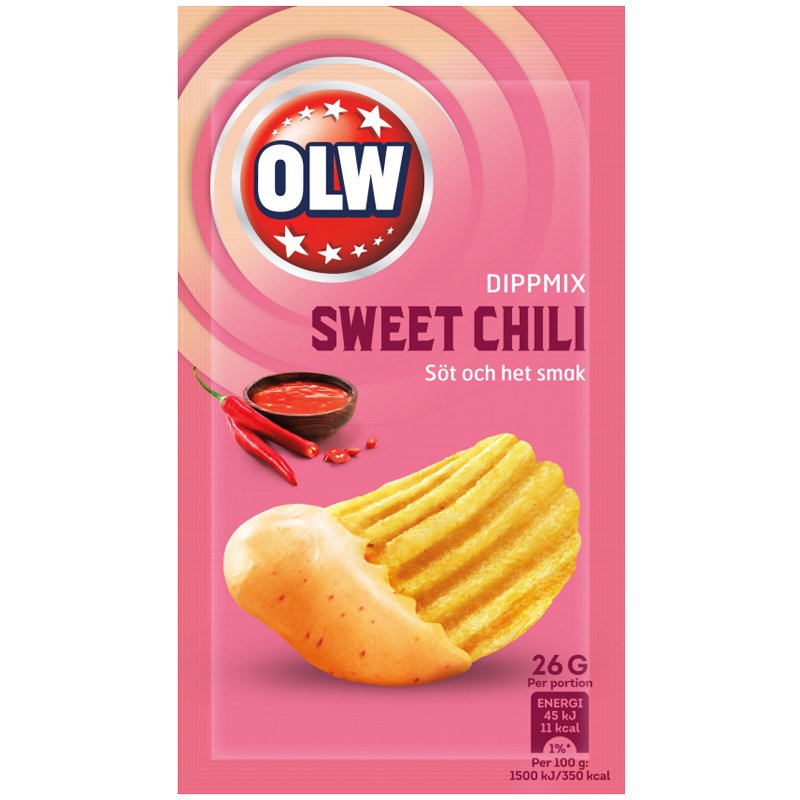 Dippmix "Sweet Chili" 26g - 37% rabatt