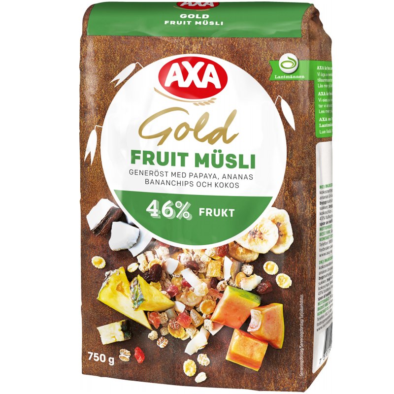 Müsli Gold Fruit - 25% rabatt