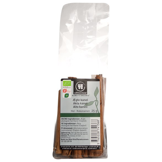Urtekram Food Äkta Kanelstänger, 25 g