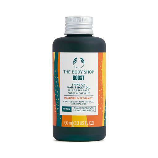 Boost Shine On Hair & Body Oil