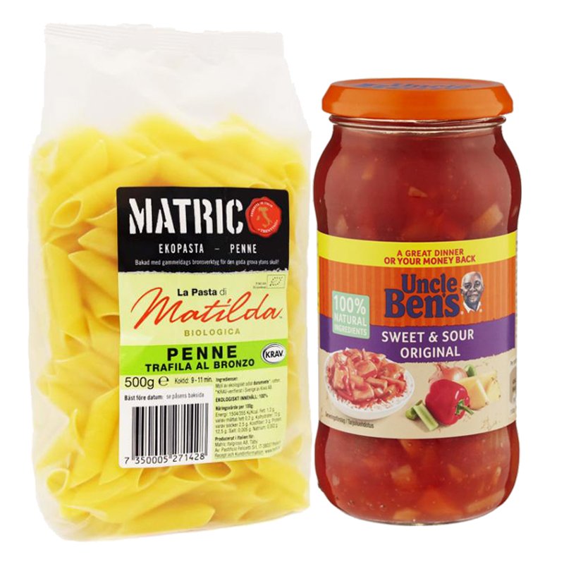 Pasta & Sötsur Sås - 79% rabatt