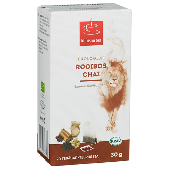 Khoisan Gourmet Rooibos Te Chai, 20 påsar
