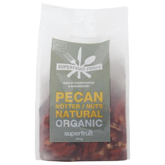 Superfruit Foods Ekologiska Pekannötter, 200 g
