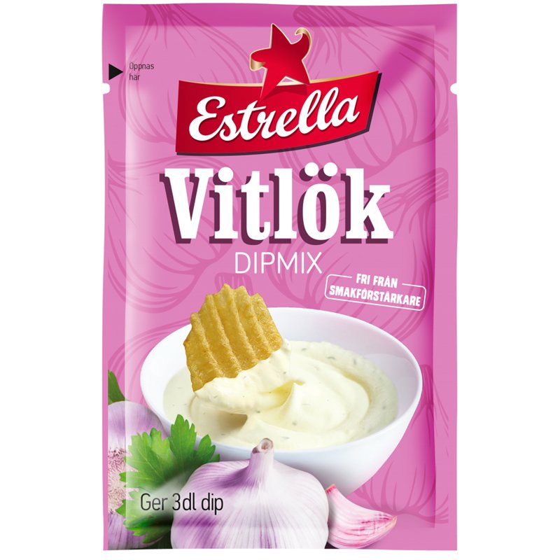 Dipmix "Garlic" 23g - 8% rabatt