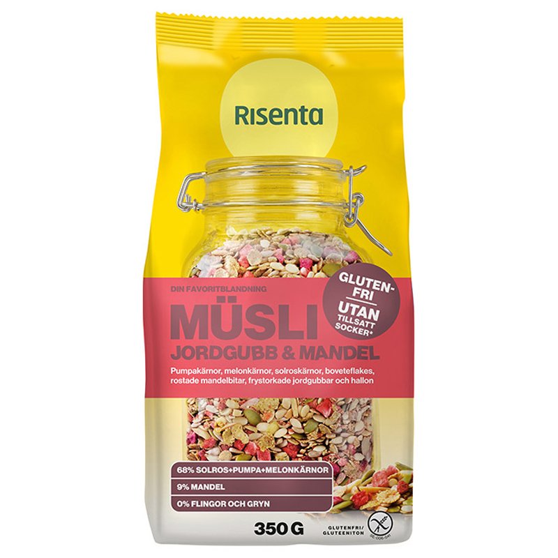 Müsli Jordgubb & Mandel 350g - 44% rabatt