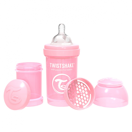 Twistshake Nappflaska Anti-Colic 180ml Pastel Pink