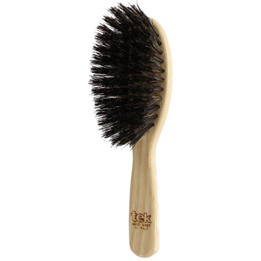 Tek Small Oval Brush Wild Boar Bristles Mixed With Nylon