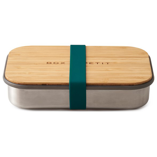 Black + Blum Rostfri Matlåda med Bambulock - Ocean, 900 ml