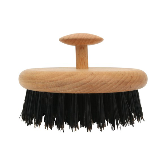 Redecker Rund Hårborste med Knopp & Svinborst, Ø 8,5 cm