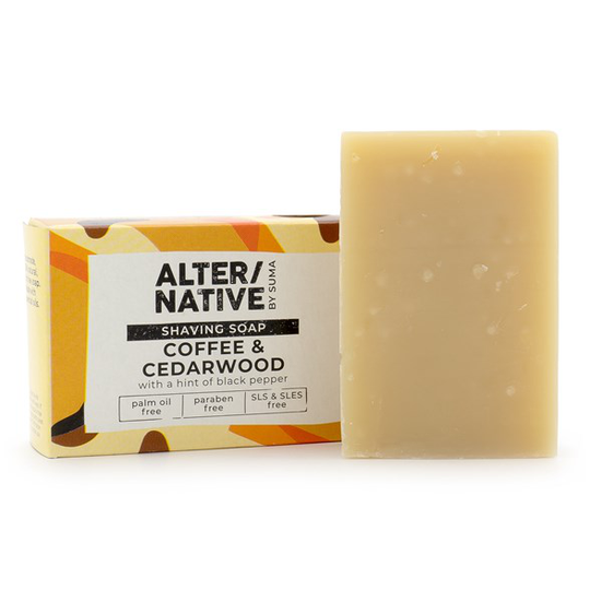 Alter/native Naturlig Handgjord Raktvål - Coffee & Cedarwood, 95 g