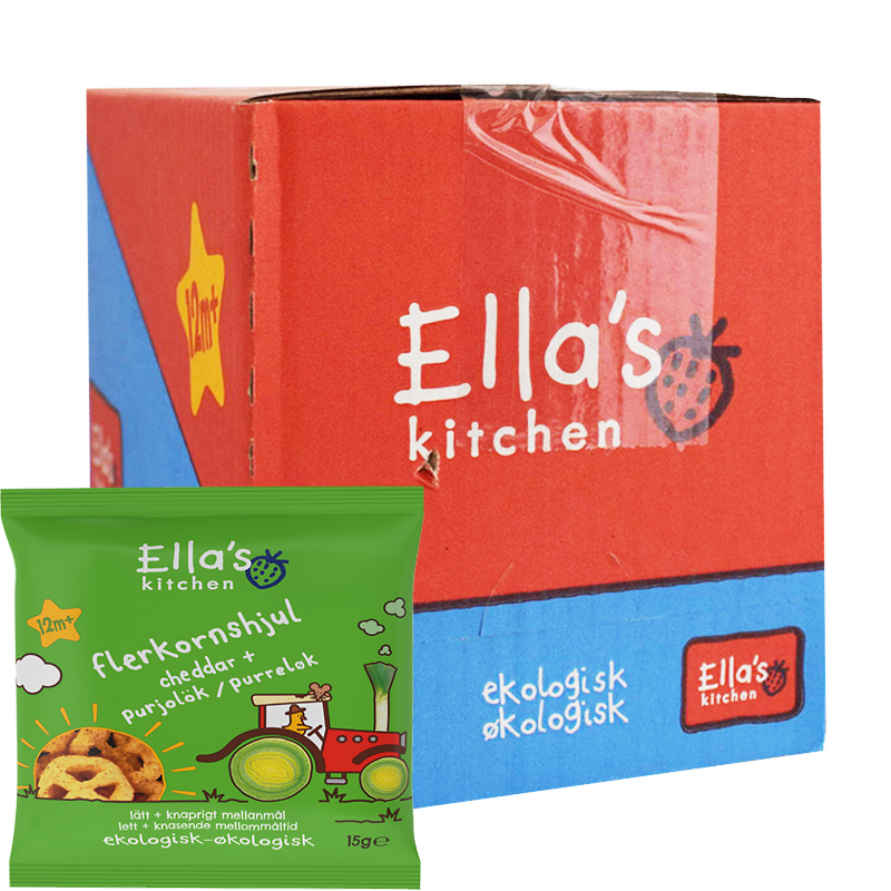 Flerkornshjul Cheddar & Purjolök 5-pack - 46% rabatt