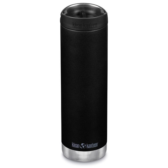 Klean Kanteen TKWide Isolerad Flaska med Cafékork - Black 592 ml