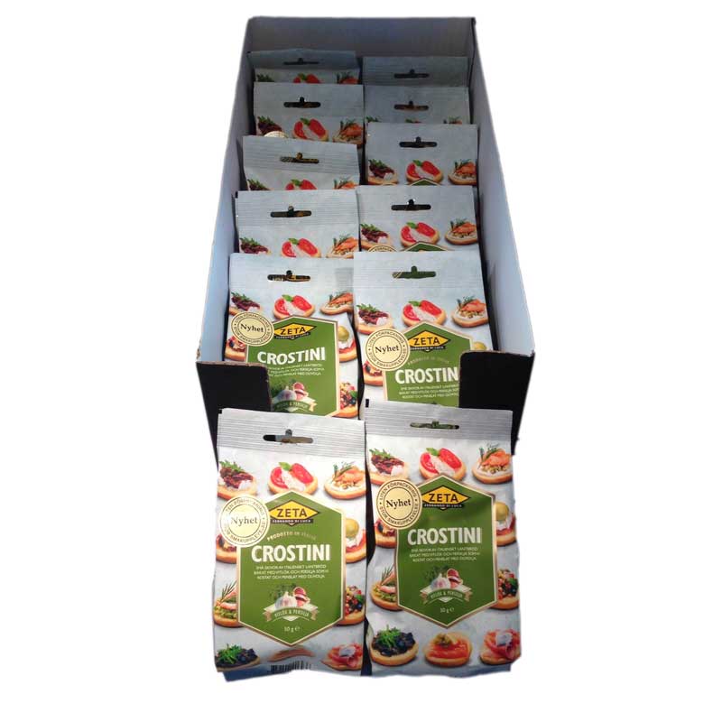 Hel Låda- Crostini vitlök och persilja - 64% rabatt