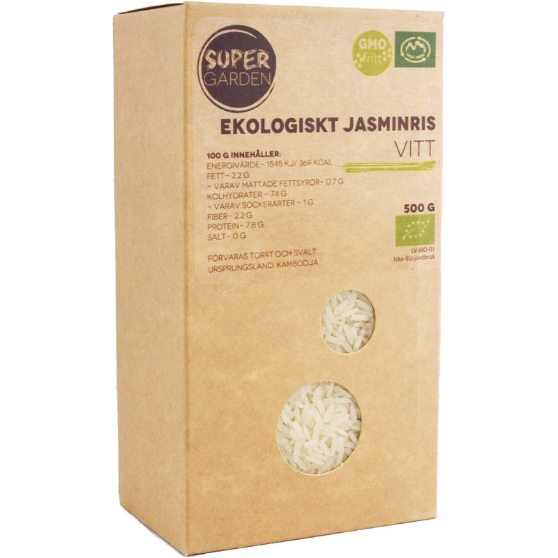 Eko Jasminris Vitt 500g - 26% rabatt