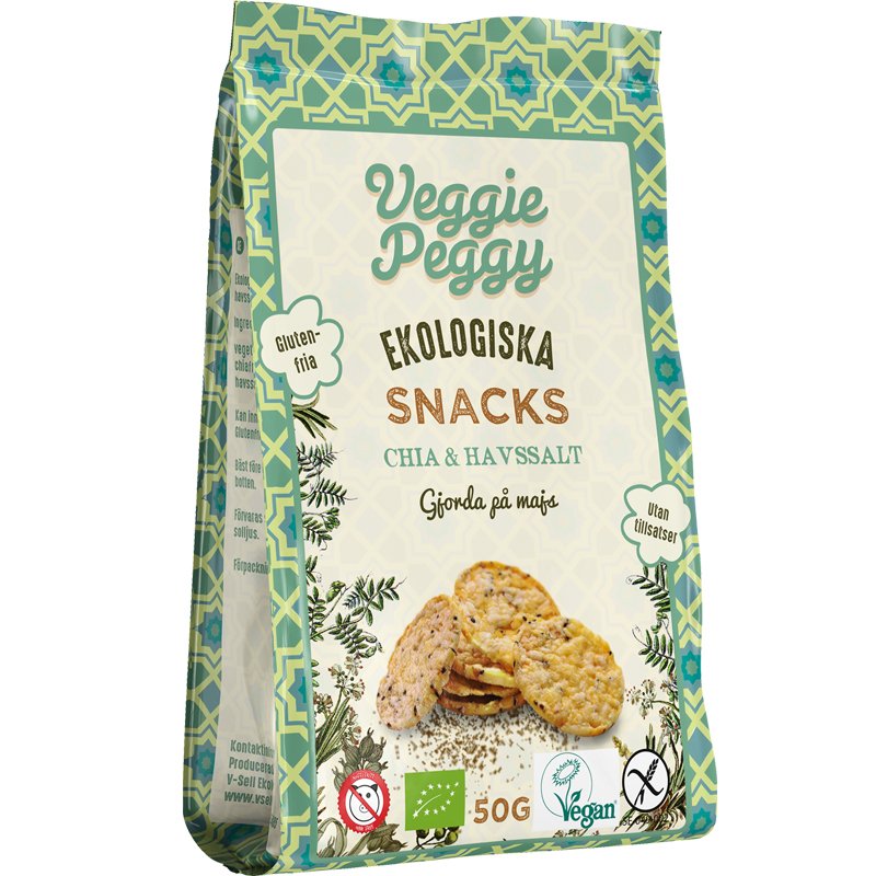 Eko Majssnacks Chia & Havssalt - 21% rabatt
