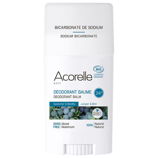 Acorelle Juniper & Mint Deodorant Balm, 40 g