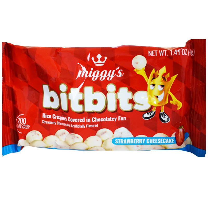 Godis "Bitbits Strawberry Cheesecake" 40g - 68% rabatt