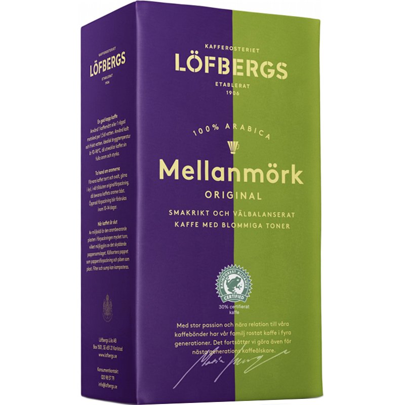 Bryggkaffe "Mellanmörk" 500g - 24% rabatt
