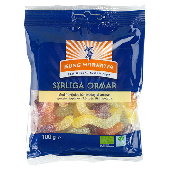Kung Markatta Syrliga Ormar, 100 g