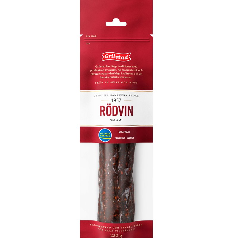 Rödvinssalami - 67% rabatt