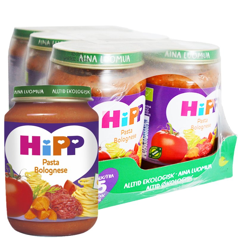 Hel Låda Barnmat Pasta Bolognese 6 x 250g - 57% rabatt