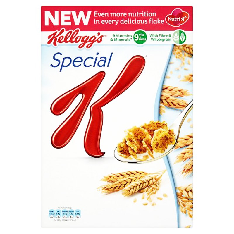 Flingor "Special K" 375g - 32% rabatt