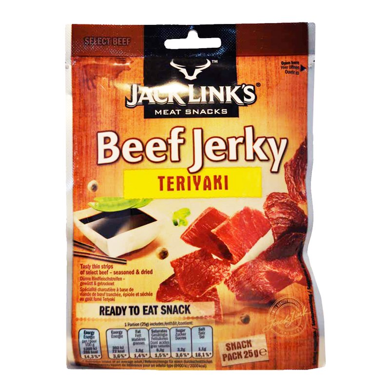 Beef Jerkey Teriyaki - 50% rabatt