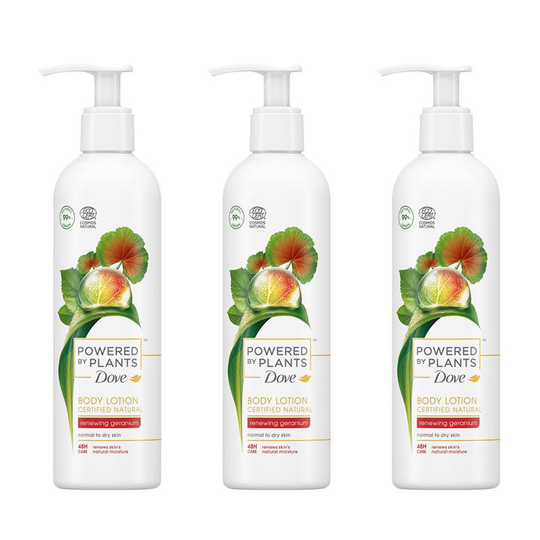 Dove Body Lotion Geranium 3-pack