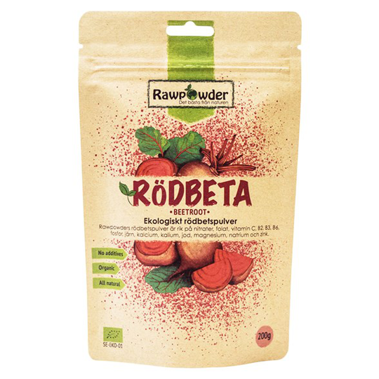 Rawpowder Ekologiskt Rödbetspulver, 200 g