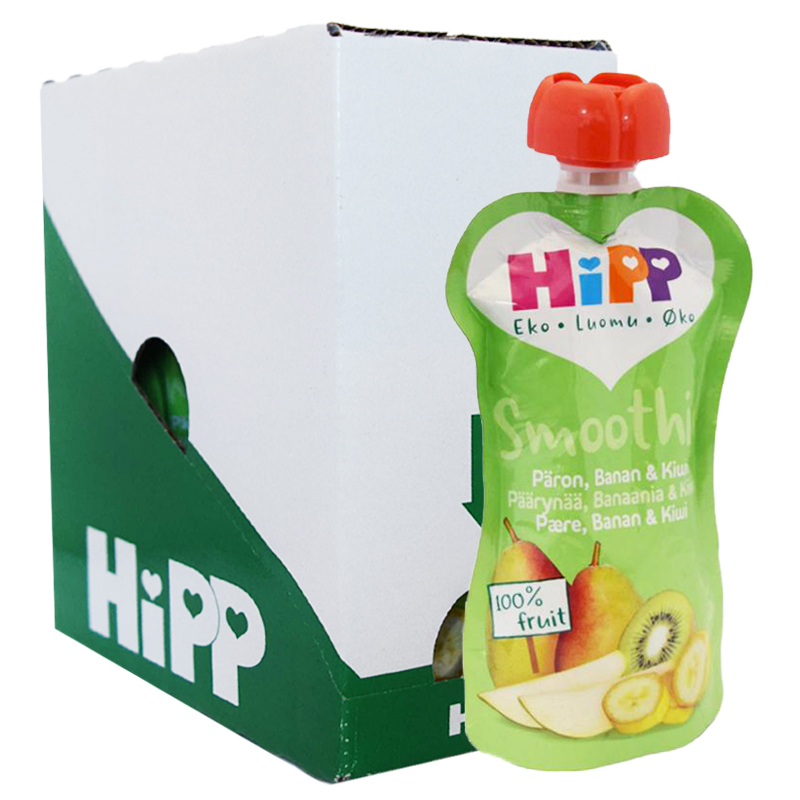 Hel Låda Smoothie Päron, Banan & Kiwi 6 x 90g - 27% rabatt