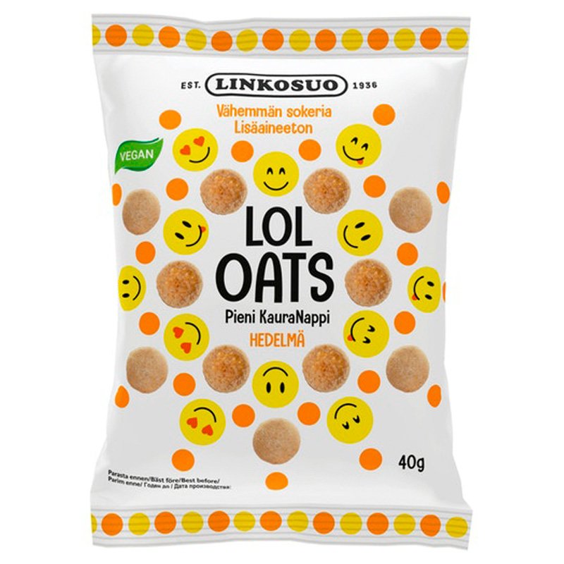 Godis "Lol Oats Fruit" 40g - 22% rabatt