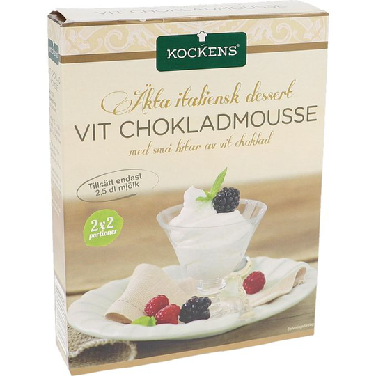 Kockens Vit Chokladmousse