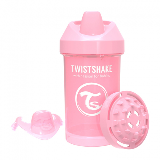 Twistshake Mugg Crawler 300ml 8+m Pastel Pink