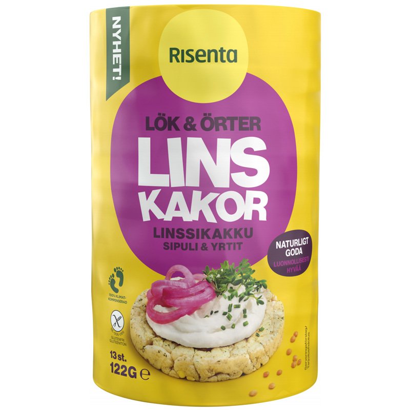 Linskakor Lök & Örter - 15% rabatt