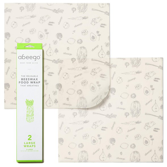 Abeego Beeswax Food Wrap - Naturligt Folie Large