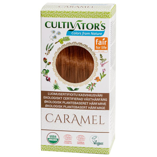 Cultivator’s Ekologisk Örthårfärg, 100 g Caramel