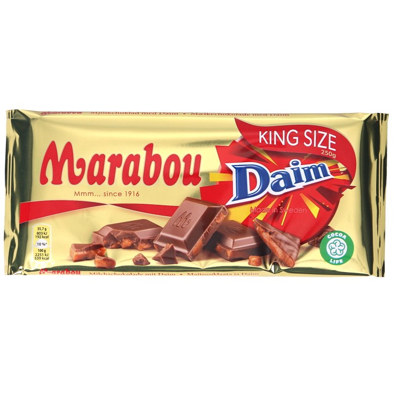 Mjölkchoklad Daim - 37% rabatt