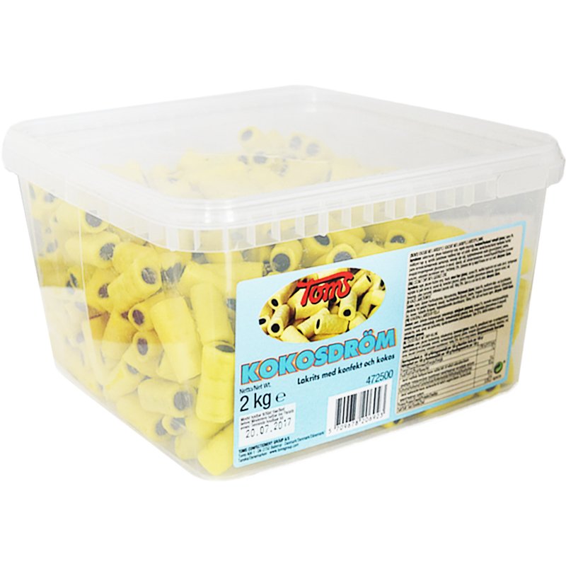 Hel Låda Godis Kokosdröm 2kg - 40% rabatt