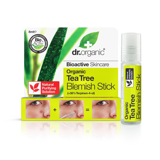 Dr. Organic Tea Tree Blemish Stick, 8 ml