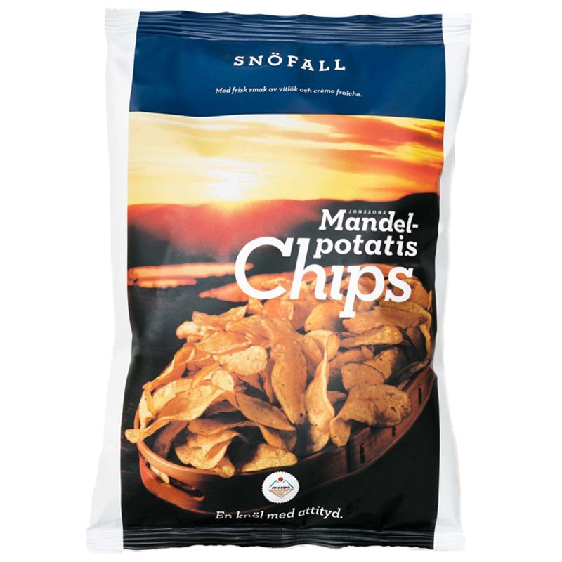 Chips Mandelpotatis Vitlök & Créme Fraiche - 25% rabatt