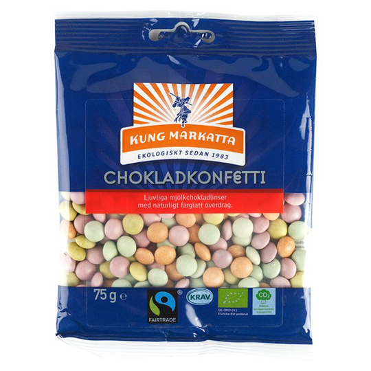Kung Markatta Chokladkonfetti, 75 g