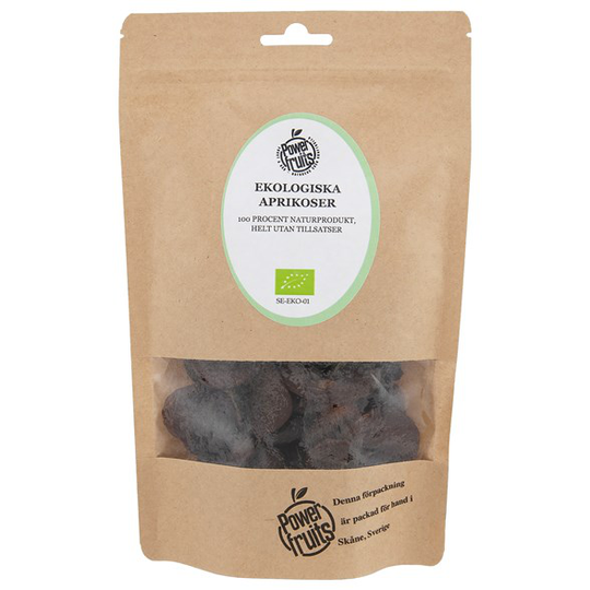 Powerfruits Ekologiska Aprikoser, 250 g